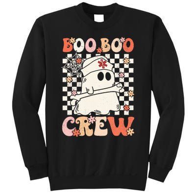 Groovy Boo Boo Crew Nurse Ghost Paramedic EMT EMS Halloween Sweatshirt