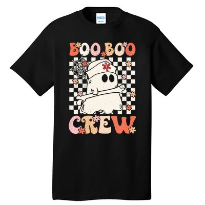 Groovy Boo Boo Crew Nurse Ghost Paramedic EMT EMS Halloween Tall T-Shirt