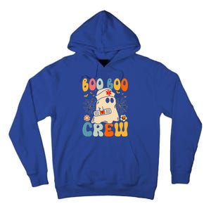 Groovy Boo Boo Crew Nurse Funny Ghost Halloween Nurse Tall Hoodie