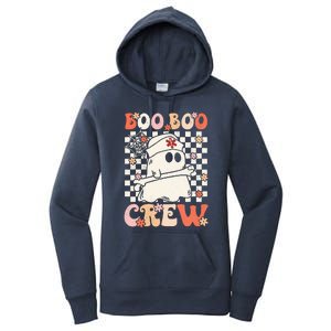 Groovy Boo Boo Crew Nurse Ghost Paramedic EMT EMS Halloween Women's Pullover Hoodie