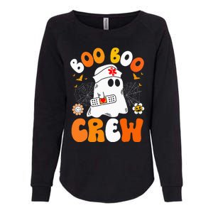 Groovy Boo Boo Crew Nurse Funny Ghost Halloween Nurse Womens California Wash Sweatshirt