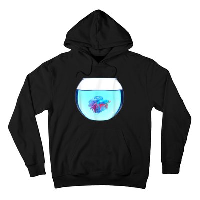 Glass Bowl Betta Fish Hoodie