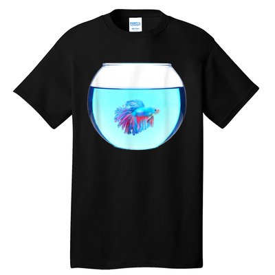 Glass Bowl Betta Fish Tall T-Shirt