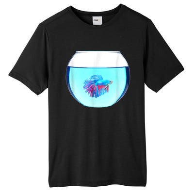 Glass Bowl Betta Fish Tall Fusion ChromaSoft Performance T-Shirt