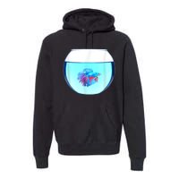 Glass Bowl Betta Fish Premium Hoodie