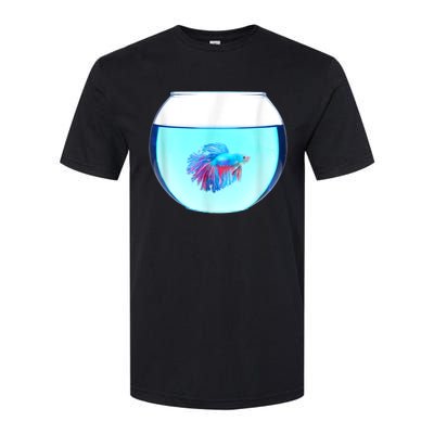 Glass Bowl Betta Fish Softstyle CVC T-Shirt