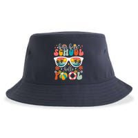 Groovy Bye Bye School Hello Pool Last Day Of School Summer Sustainable Bucket Hat
