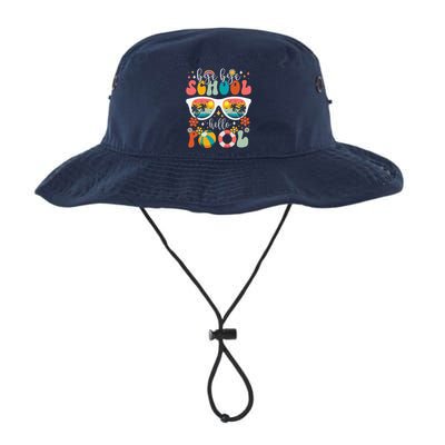 Groovy Bye Bye School Hello Pool Last Day Of School Summer Bucket Hat