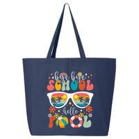 Groovy Bye Bye School Hello Pool Last Day Of School Summer 25L Jumbo Tote