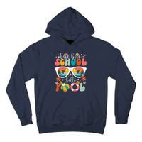 Groovy Bye Bye School Hello Pool Last Day Of School Summer Tall Hoodie