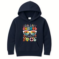Groovy Bye Bye School Hello Pool Last Day Of School Summer Kids Hoodie