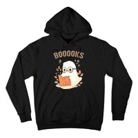 Ghost Books Bookworm Book Lover Halloween Hoodie