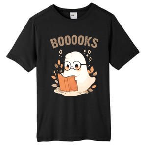 Ghost Books Bookworm Book Lover Halloween Tall Fusion ChromaSoft Performance T-Shirt