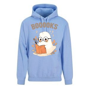 Ghost Books Bookworm Book Lover Halloween Unisex Surf Hoodie