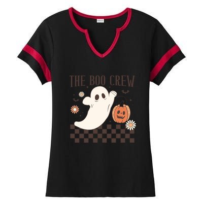 Groovy Boo Boo Crew Nurse Halloween Nurse For Women Gift Ladies Halftime Notch Neck Tee