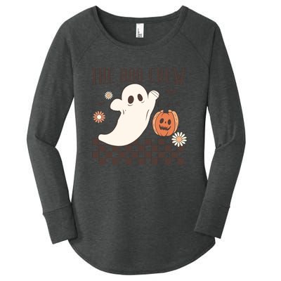 Groovy Boo Boo Crew Nurse Halloween Nurse For Women Gift Women's Perfect Tri Tunic Long Sleeve Shirt