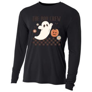 Groovy Boo Boo Crew Nurse Halloween Nurse For Women Gift Cooling Performance Long Sleeve Crew