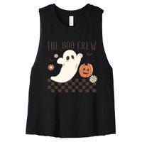 Groovy Boo Boo Crew Nurse Halloween Nurse For Women Gift Women's Racerback Cropped Tank