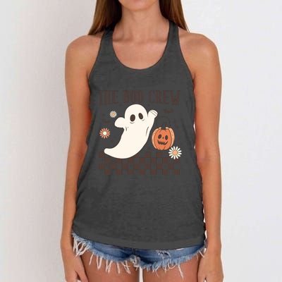 Groovy Boo Boo Crew Nurse Halloween Nurse For Women Gift Women's Knotted Racerback Tank