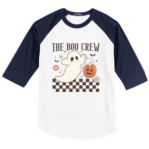 Groovy Boo Boo Crew Nurse Halloween Nurse For Women Gift Baseball Sleeve Shirt