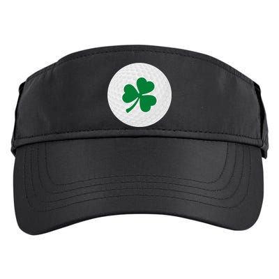 Golf Ball Clover St Patricks Day Ball Golfer Gift Adult Drive Performance Visor