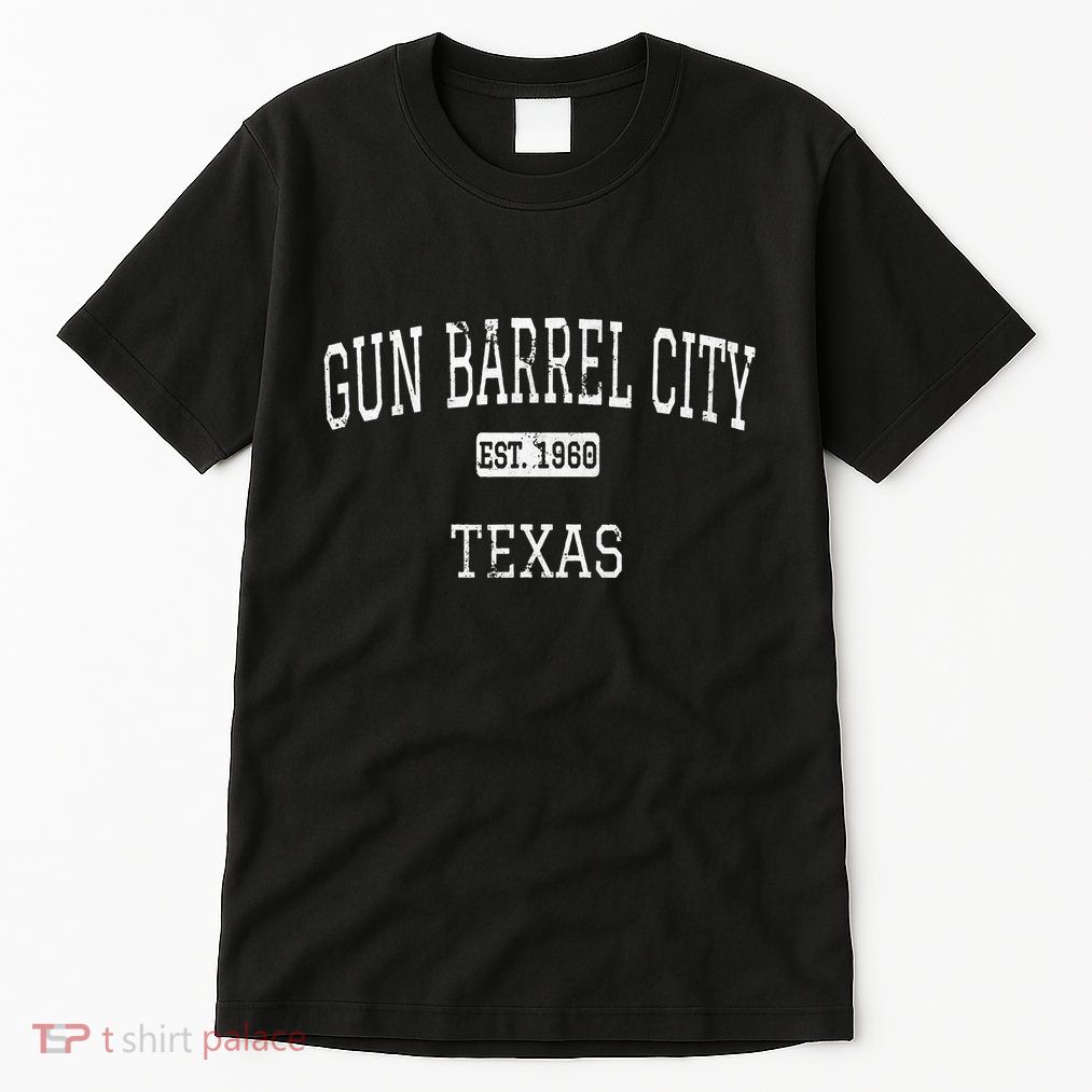Gun Barrel City Texas Tx Vintage Tall T-Shirt