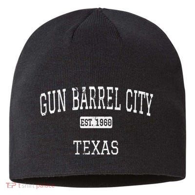 Gun Barrel City Texas Tx Vintage Sustainable Beanie