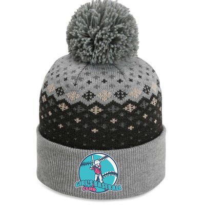 Girls Baseball Club The Baniff Cuffed Pom Beanie