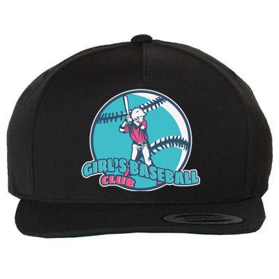 Girls Baseball Club Wool Snapback Cap