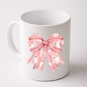 Ghost Bow Coquette Halloween Spooky Season Coffee Mug