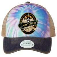 Graveyard Brewery Craft Beer Label Skeleton With Cigar Legacy Tie Dye Trucker Hat