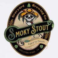 Graveyard Brewery Craft Beer Label Skeleton With Cigar Cool Comfort Performance Bucket Hat