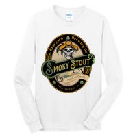 Graveyard Brewery Craft Beer Label Skeleton With Cigar Tall Long Sleeve T-Shirt