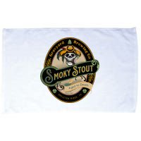Graveyard Brewery Craft Beer Label Skeleton With Cigar Microfiber Hand Towel