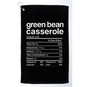 Green Beans Casserole Nutrition Facts Thanksgiving Platinum Collection Golf Towel