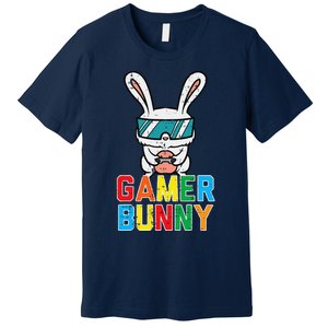 Gamer Bunny Cute Easter Video Game Gaming Premium T-Shirt