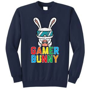 Gamer Bunny Cute Easter Video Game Gaming Tall Sweatshirt