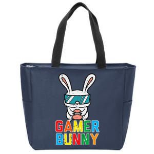 Gamer Bunny Cute Easter Video Game Gaming Zip Tote Bag