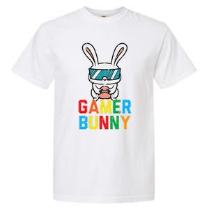 Gamer Bunny Cute Easter Video Game Gaming Garment-Dyed Heavyweight T-Shirt