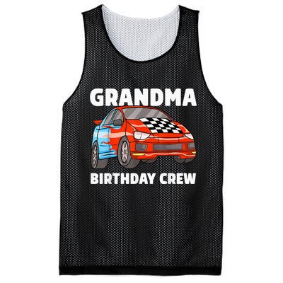 Grandma Birthday Crew Race Car Nana Racing Car Theme Mesh Reversible Basketball Jersey Tank