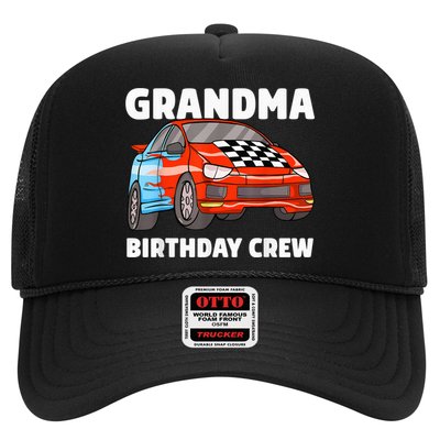 Grandma Birthday Crew Race Car Nana Racing Car Theme Hat