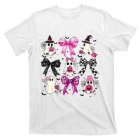 Ghost Bow Coquette Halloween Spooky Season T-Shirt