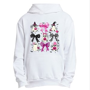 Ghost Bow Coquette Halloween Spooky Season Urban Pullover Hoodie