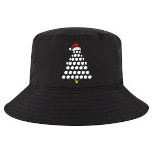 Golf Balls Christmas Tree Xmas Golfing Golfer Christmas Golf Cool Comfort Performance Bucket Hat