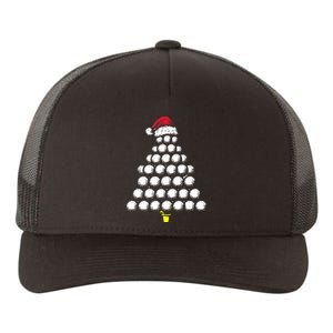 Golf Balls Christmas Tree Xmas Golfing Golfer Christmas Golf Yupoong Adult 5-Panel Trucker Hat