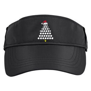 Golf Balls Christmas Tree Xmas Golfing Golfer Christmas Golf Adult Drive Performance Visor