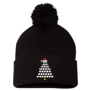 Golf Balls Christmas Tree Xmas Golfing Golfer Christmas Golf Pom Pom 12in Knit Beanie