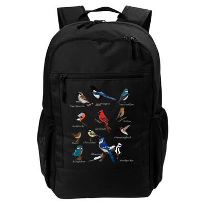 Garden Birds Cardinal Blue Jay Hummingbird Robin Wren Finch Backpack