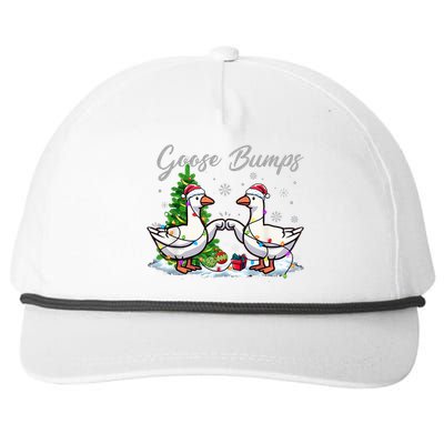 Goose Bumps Christmas Funny Xmas Holidays Snapback Five-Panel Rope Hat