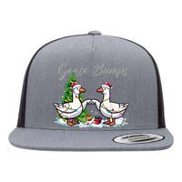 Goose Bumps Christmas Funny Xmas Holidays Flat Bill Trucker Hat